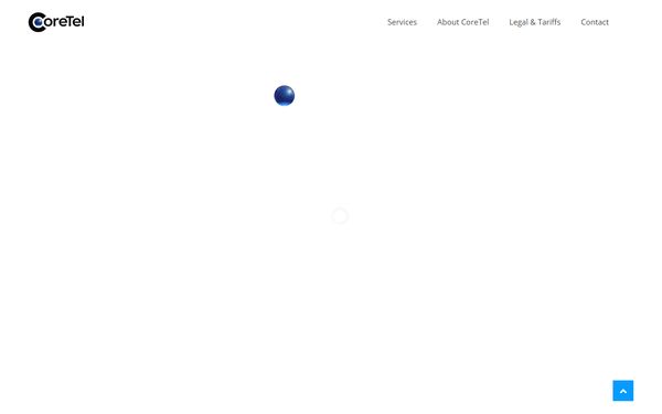 Homepage screenshot of CoreTel Alabama Inc - AL