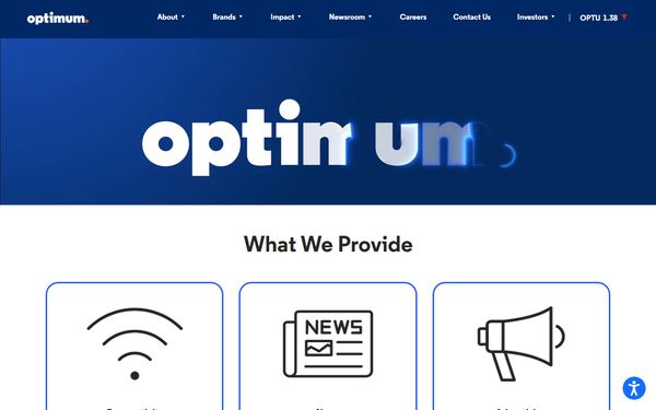 Homepage screenshot of CSC Wireless LLC