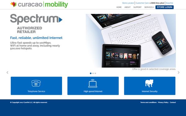 Homepage screenshot of Curatel LLC - CA