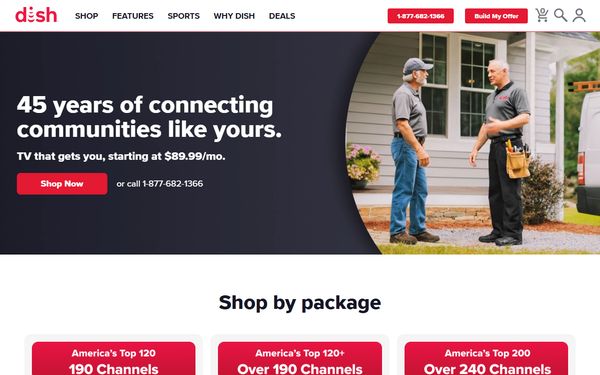 Homepage screenshot of Boost SubscriberCo LLC