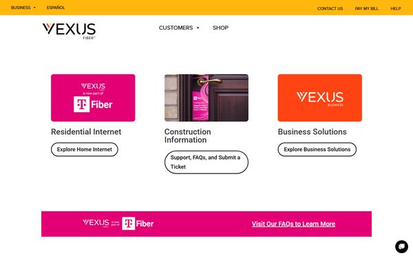 Homepage screenshot of NTS Communications