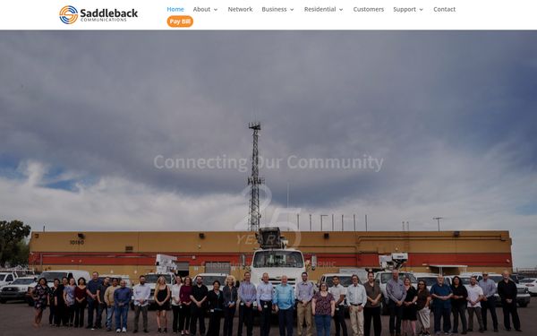 Homepage screenshot of Re-Invent Telecom LLC - AZ