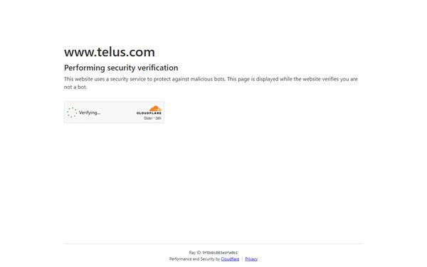 Homepage screenshot of Telus Communications (Quebec) Inc - QC