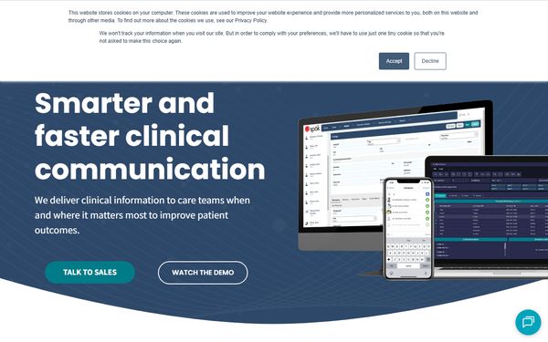 Homepage screenshot of Spok Inc