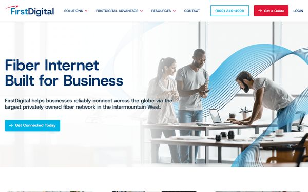 Homepage screenshot of Veracity Communications