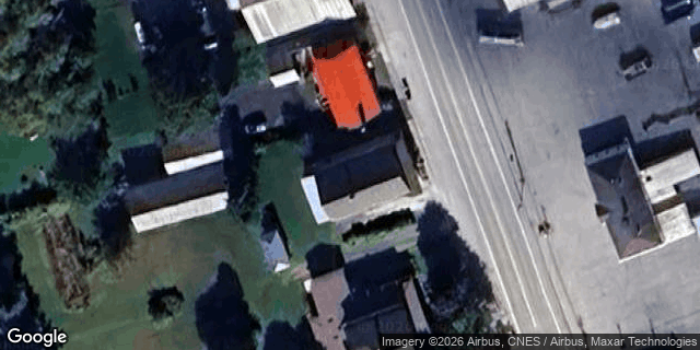 Satellite view of Franklin Telephone Company HQ