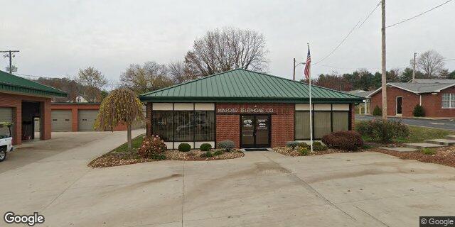 Street view of Minford Telephone Company HQ