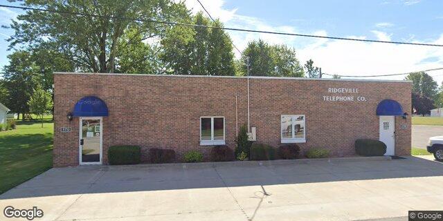 Street view of The Ridgeville Telephone Company HQ