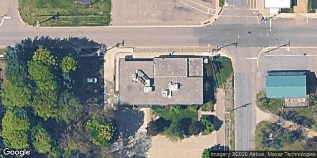 Satellite view of Bloomingdale Telephone Company HQ