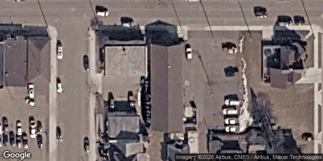 Satellite view of Bloomer Telephone Company HQ