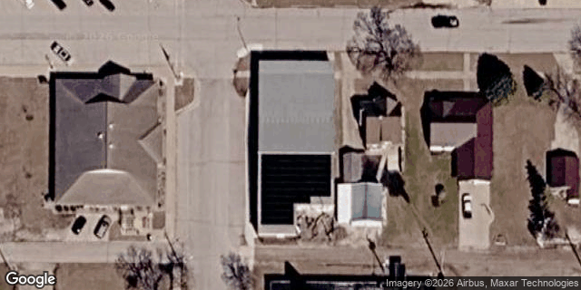 Satellite view of Hubbard Cooperative Telephone Association HQ