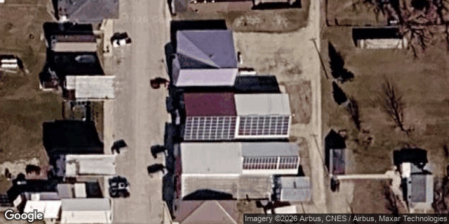 Satellite view of Oran Mutual Telephone Company HQ