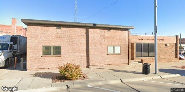 Street view of Cozad Telephone Company HQ