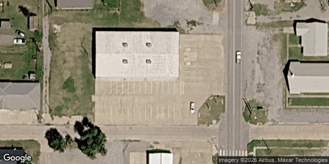Satellite view of Carnegie Telephone Company HQ