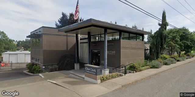 Street view of Clear Creek Mutual Telephone Company HQ