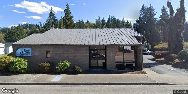 Street view of Tenino Telephone Company HQ