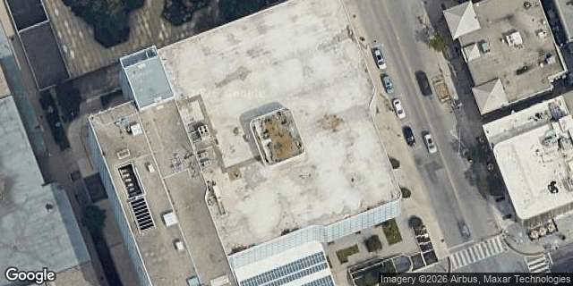 Satellite view of Bell Quebec HQ