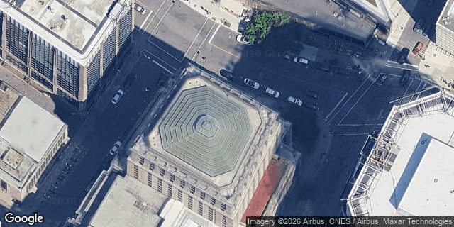 Satellite view of Bell Canada - QC HQ